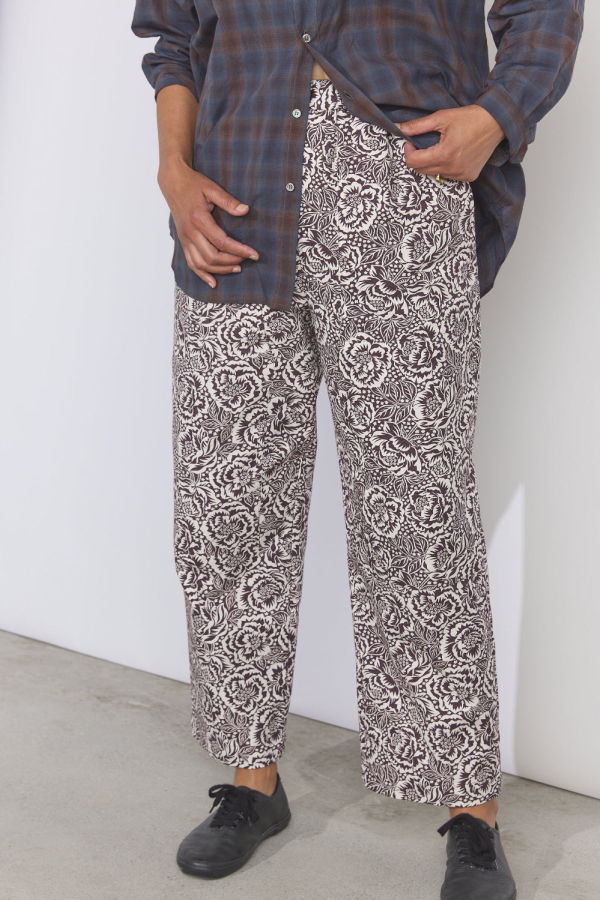 Kas Maria Work Pant Liberty of London Floral Canvas
