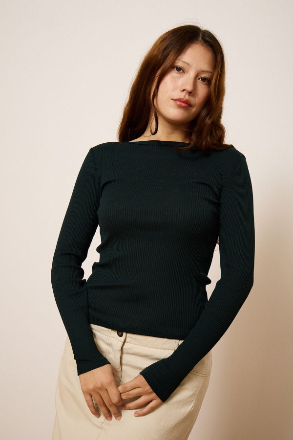 Penny Sage Dance Long Sleeve Top