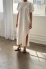 Le Bon Shoppe Her Dress - White Cotton - Thumbnail 3
