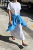 Le Bon Shoppe Her Dress - White Cotton - Thumbnail 14