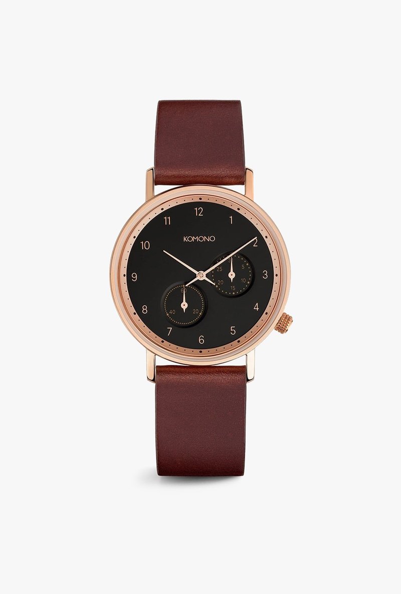 KOMONO Walther Watch - Burgundy | Garmentory