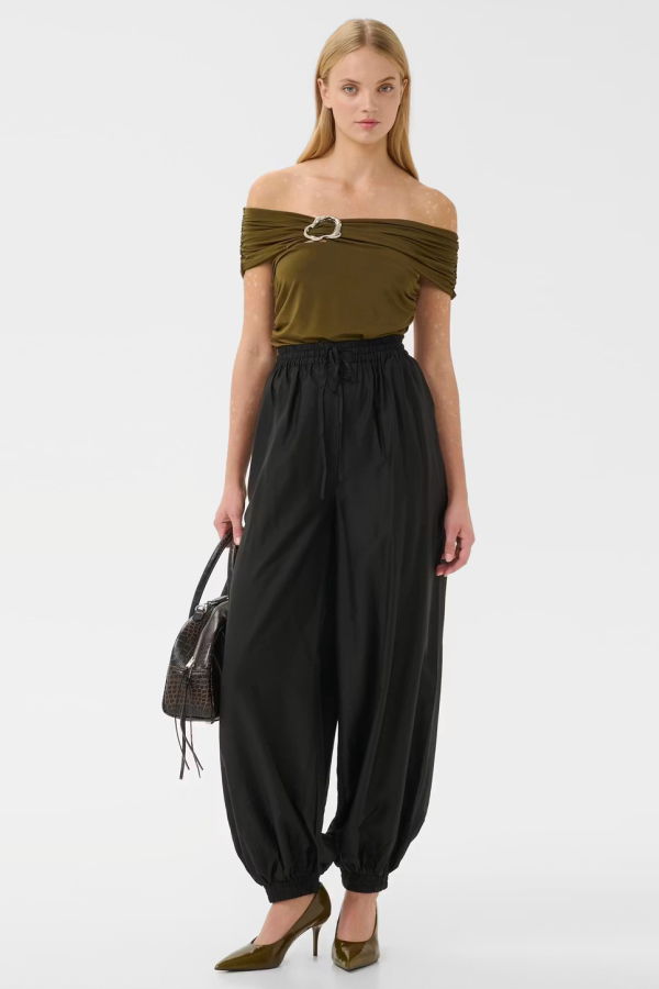 Gestuz Siora Balloon Pant - Black