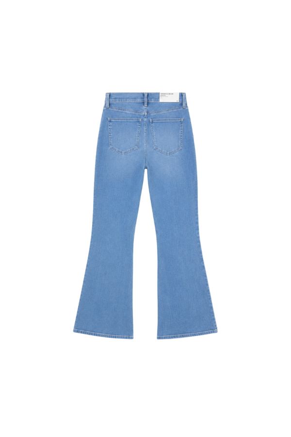 Veronica Beard Carson High Rise Ankle Flare Jeans - Big Splash
