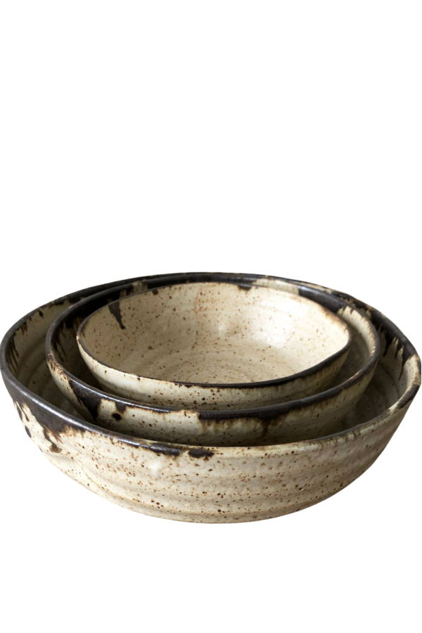 Gina de Santis Ceramics Luna Nesting Bowls