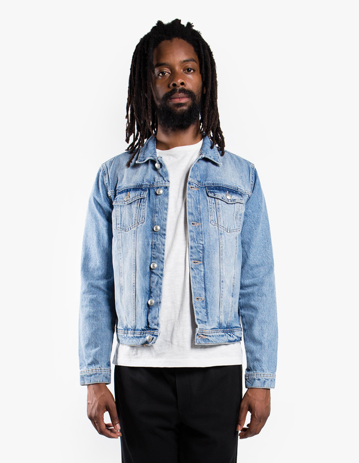 【新品】Denim Over Mens Jacket Men's Trendy denim jean jacket for Autumn Workwear and