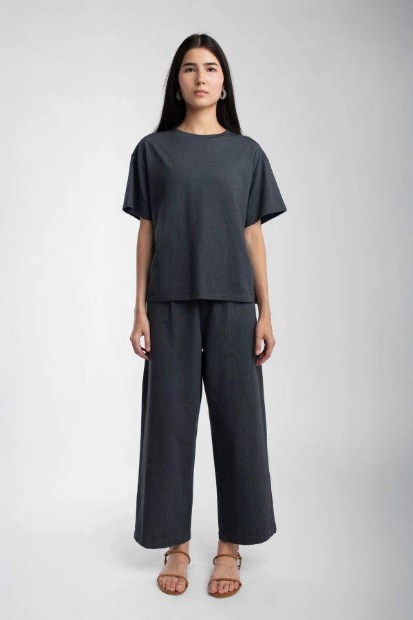 Micaela Greg Lou Wide-Leg Pleated Pants