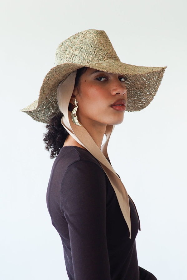 Clyde Caro Hat - Seagrass
