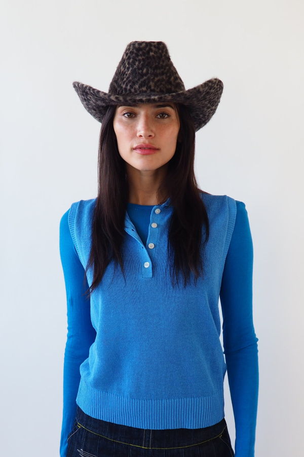 Clyde Cowboy Hat - Cheetah Spot Angora