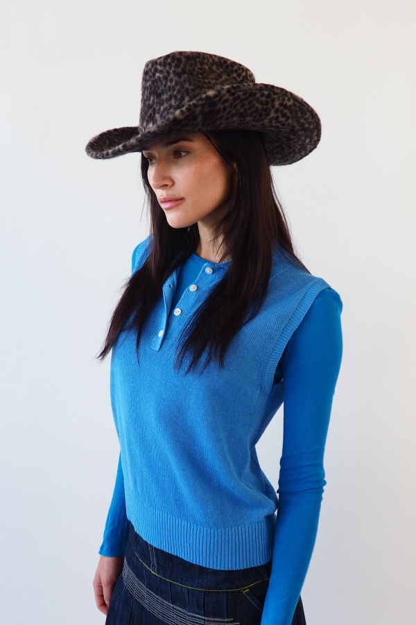Clyde Cowboy Hat - Cheetah Spot Angora