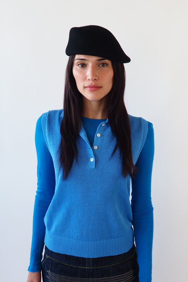 Clyde Sazy Beret - Black