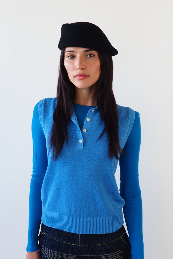 Clyde Sazy Beret - Black