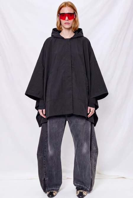 Cecilie Telle High Neck Knitted Poncho | Garmentory