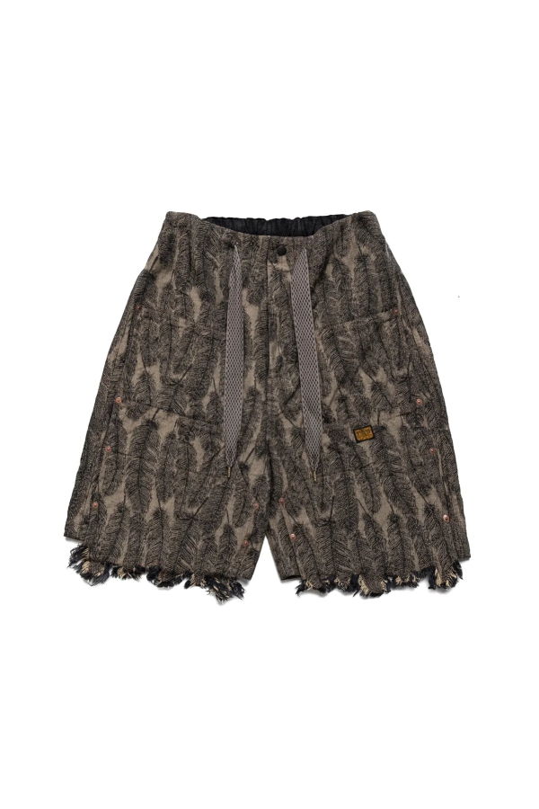 Kapital 12oz Magpie Denim W-Knee Easy Short Pants