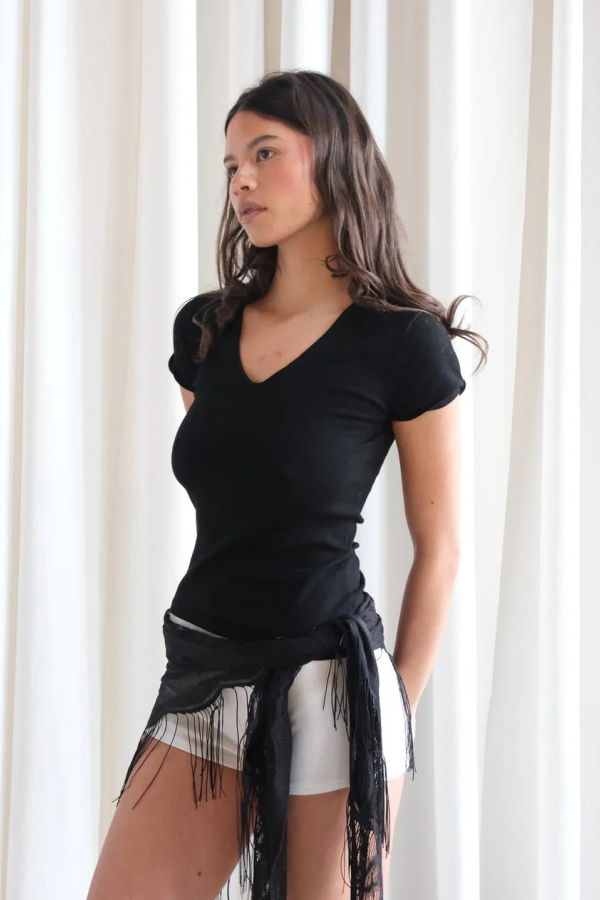 Geel Kono Top - Black