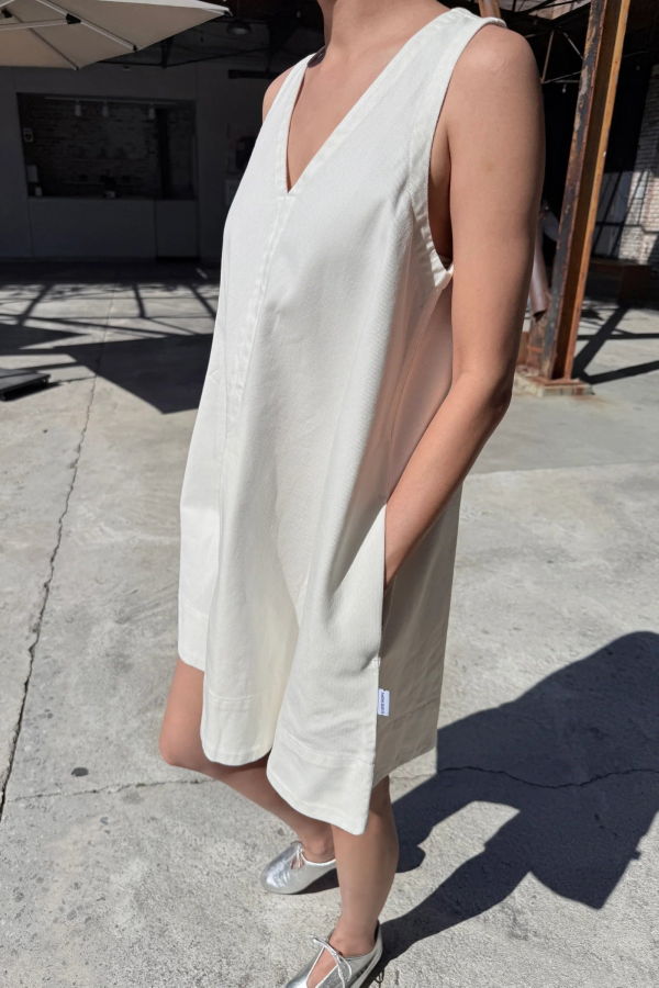 Le Bon Shoppe Mable Dress - White Denim