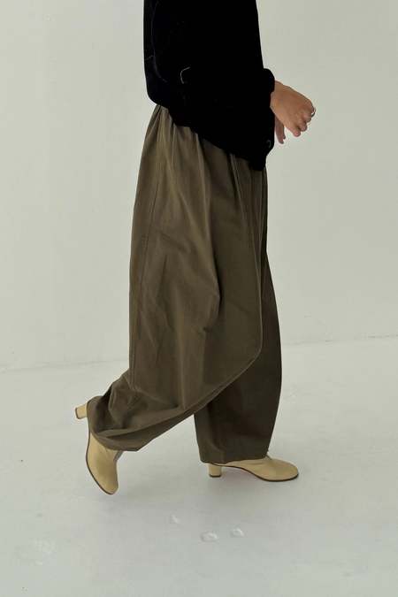 Auralee Organic Cotton Velour Pants - Light Brown | Garmentory