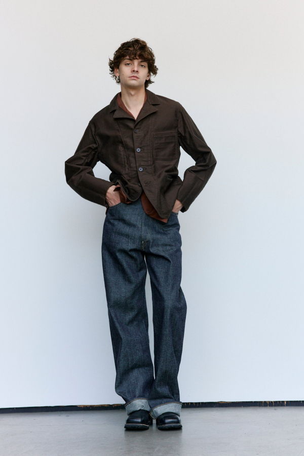 Taiga Takahashi Lot.316 Brown Cotton Sack Coat