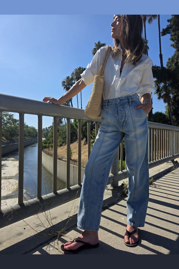 LWN Paz Pant 90s Stonewash Rigid Denim