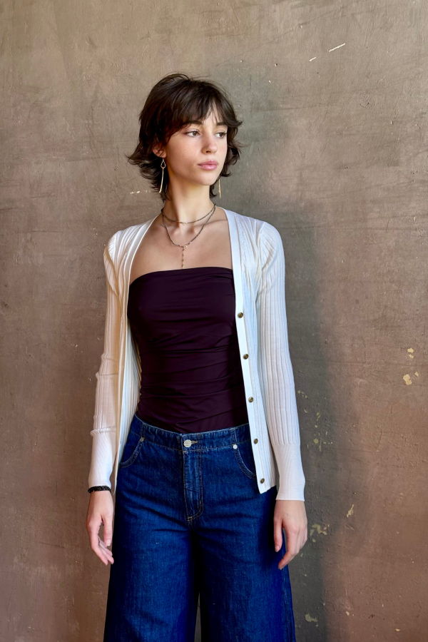 Forte Forte Superfine Merino Ribbed Cardigan