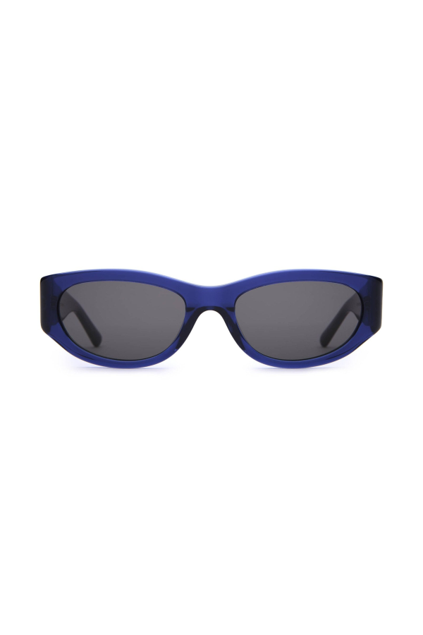 Crap Eyewear The Funk Punk Sunglasses - Crystal Navy Frame & Grey Lens