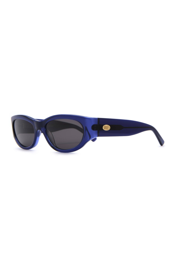 Crap Eyewear The Funk Punk Sunglasses - Crystal Navy Frame & Grey Lens