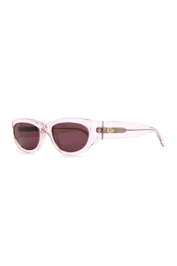 Crap Eyewear The Funk Punk Sunglasses - Crystal Rose Frame & Plum Lens