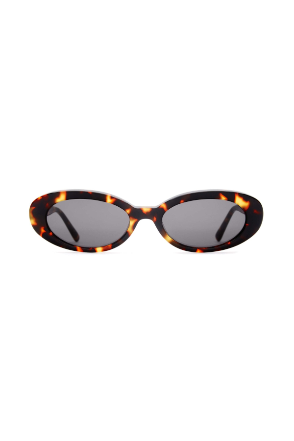 Crap Eyewear The Sweet Leaf Sunglasses - Dark Tortoise Frame & Grey Lens