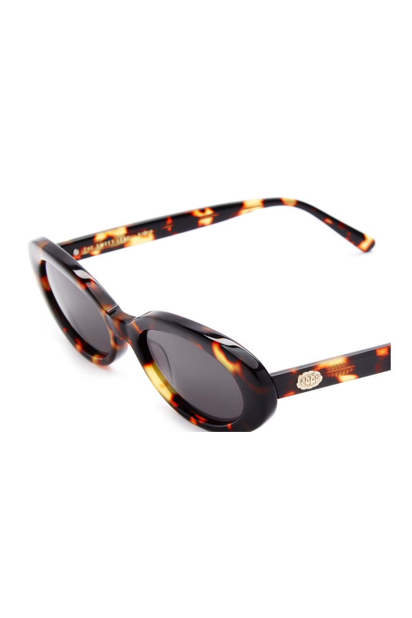 Crap Eyewear The Sweet Leaf Sunglasses - Dark Tortoise Frame & Grey Lens