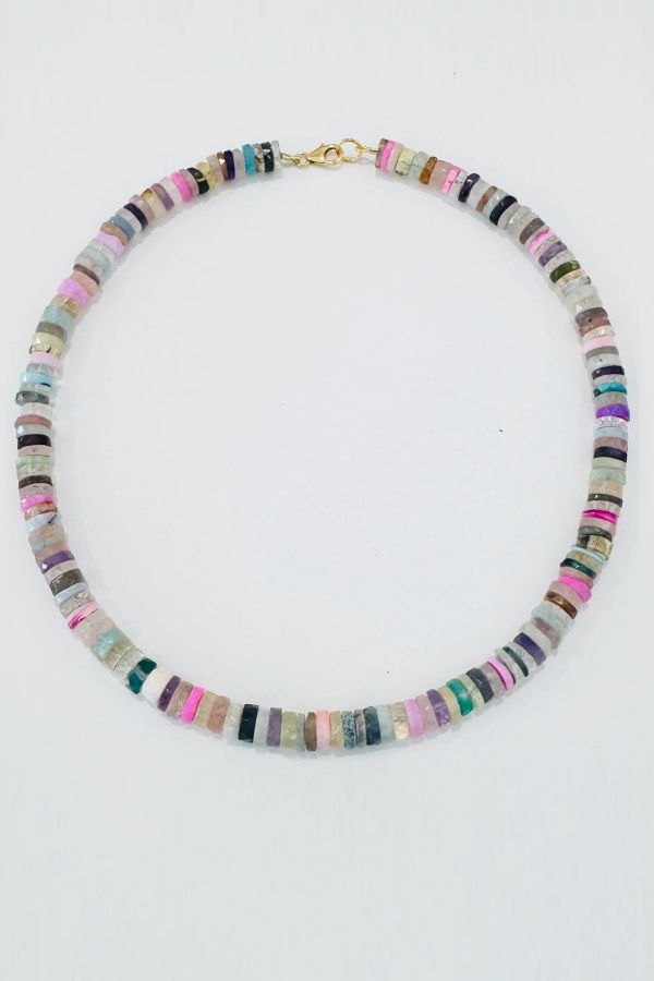 Theodosia Multi Stone Statement Candy Necklace