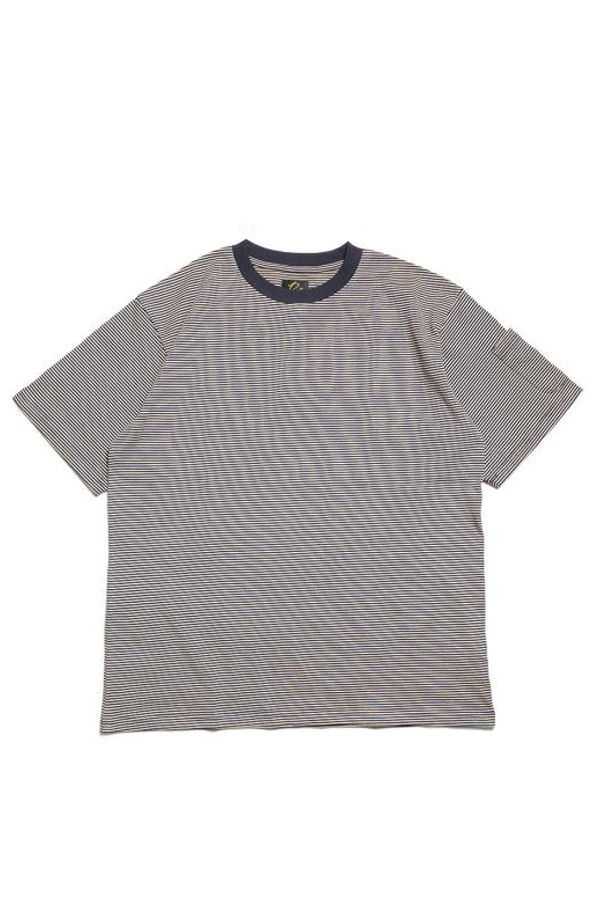 Needles SX446 T-Shirt - Navy Beige