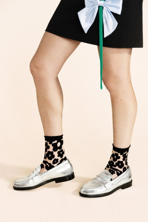 Hansel from Basel Pop Sheer Short Crew Socks