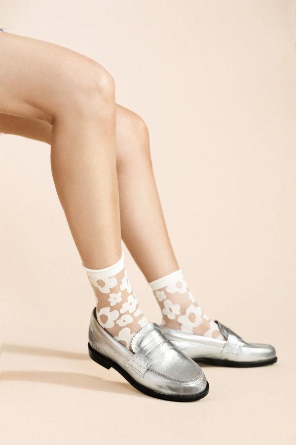 Hansel from Basel Pop Sheer Short Crew Socks
