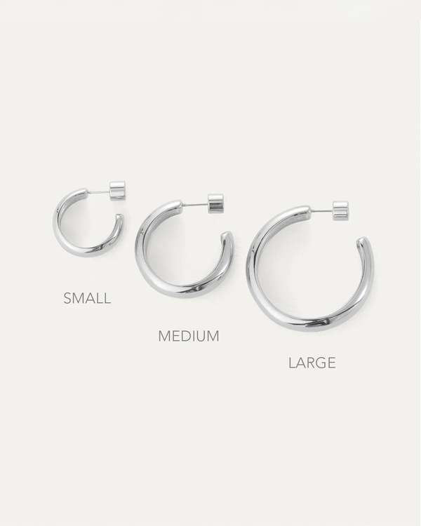 Jenny Bird Staple Hoops Small Earrings