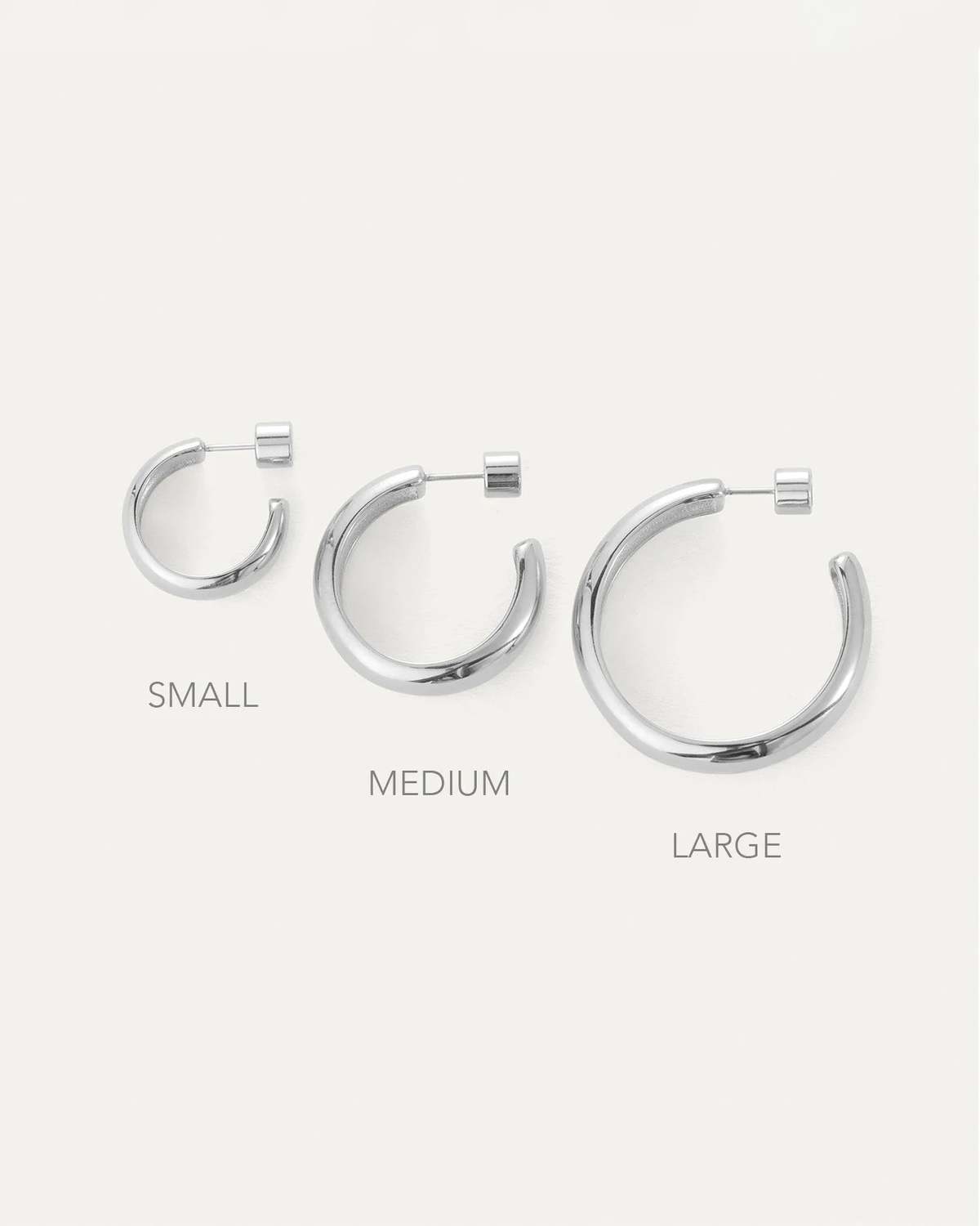 Jenny Bird Staple Hoops Small Earrings - Image 5 of 5