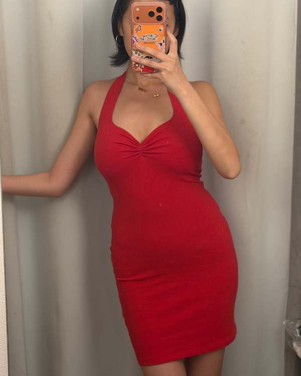 Gil Rodriguez Corazon Mini Dress - Tomate