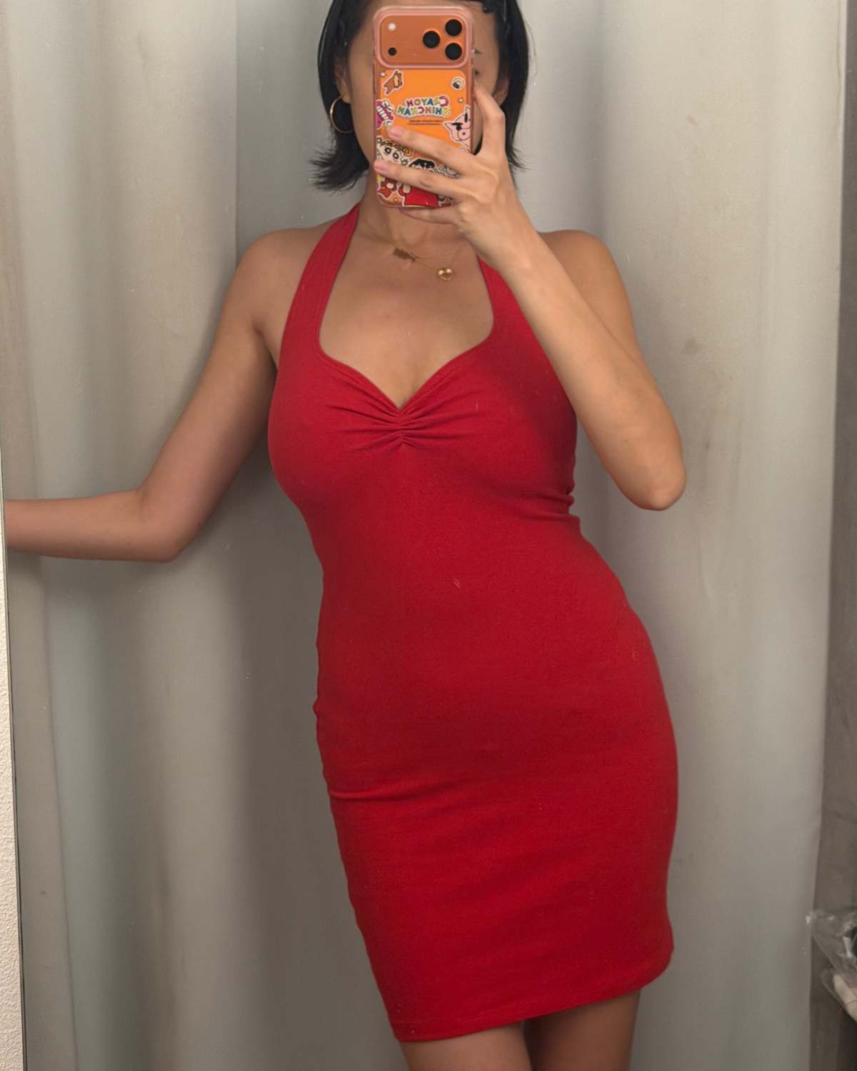 Gil Rodriguez Corazon Mini Dress - Tomate - Image 5 of 5