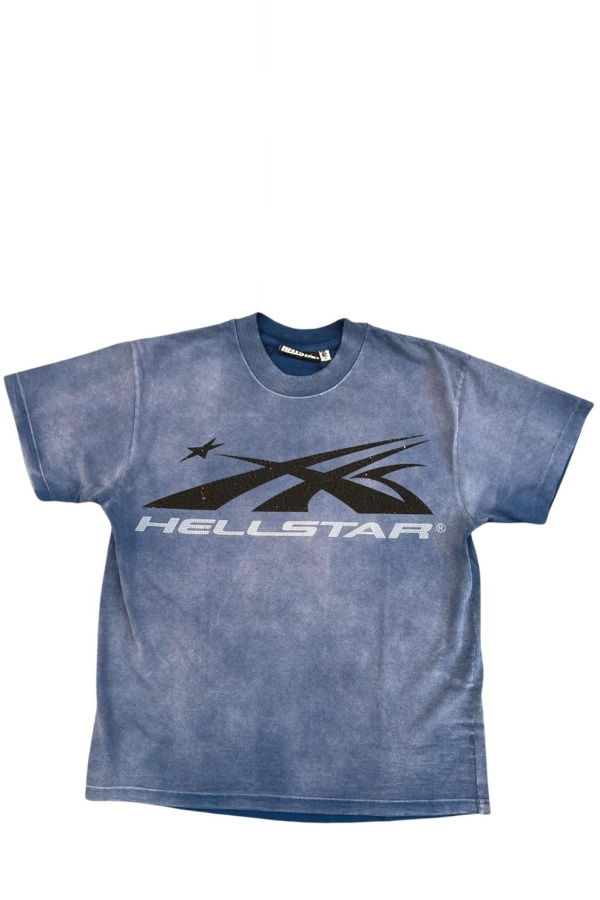 Hellstar Classic Logo T-Shirt - Blue
