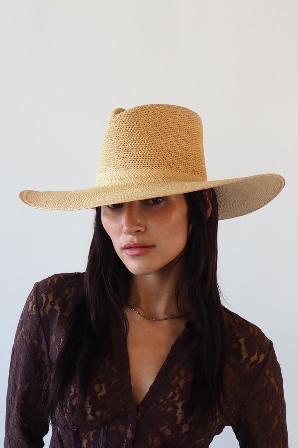 Clyde Caro Crochet Top Hat