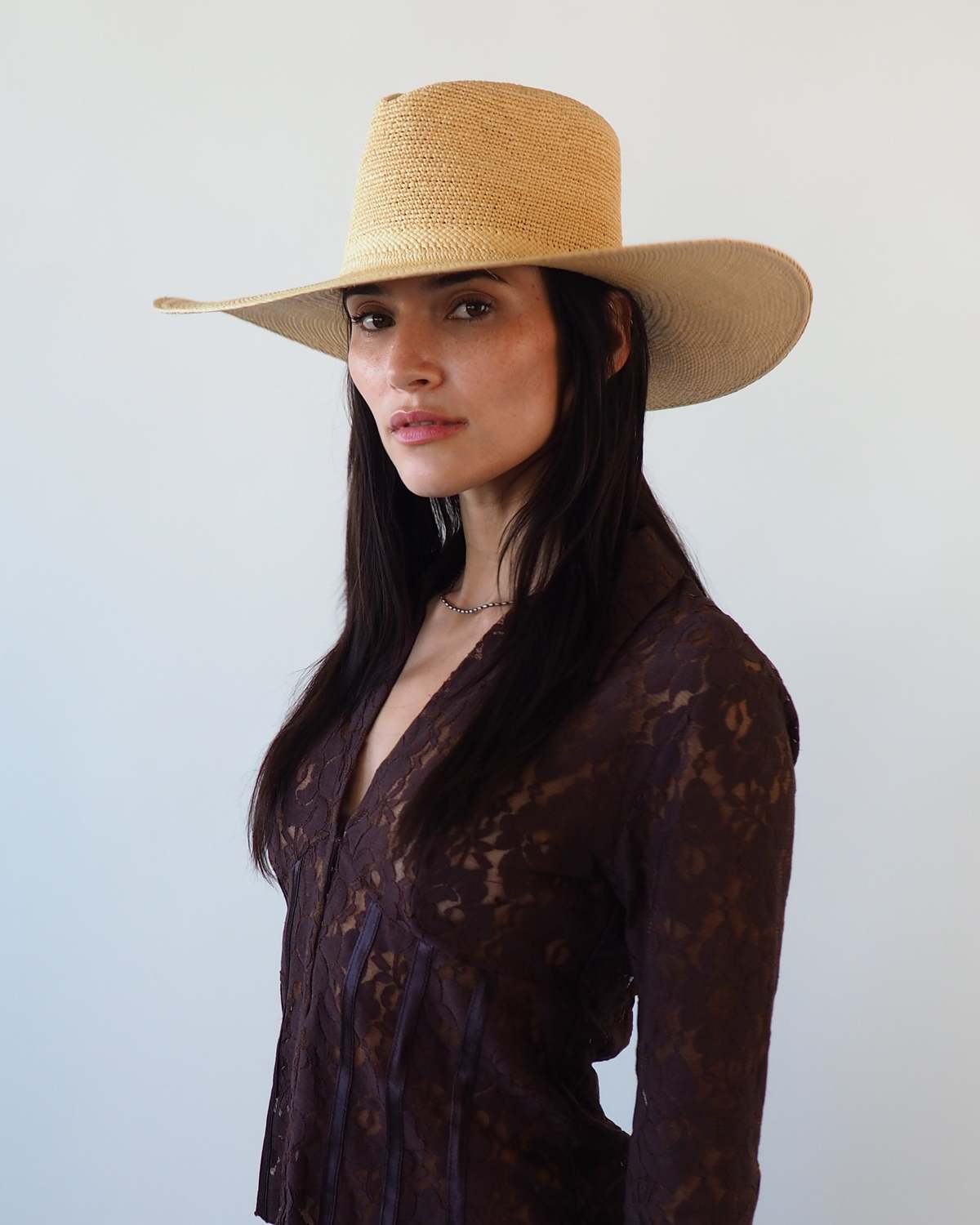 Clyde Caro Crochet Top Hat - Image 5 of 8