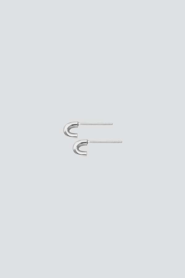 Fay Andrada Silver Kavio Studs Earrings