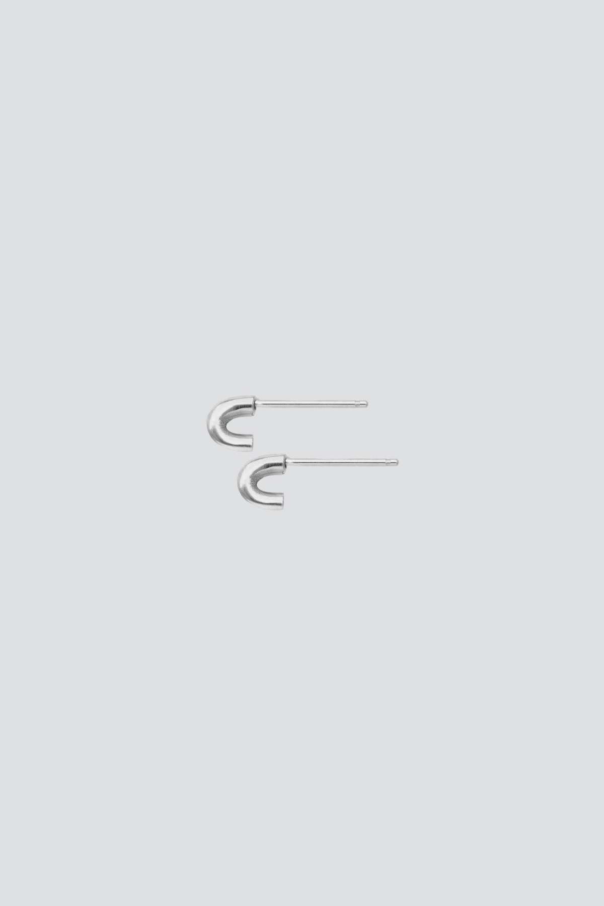 Fay Andrada Silver Kavio Studs Earrings - Image 1 of 2