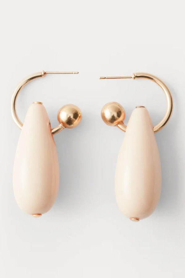 Rachel Comey Emm Earrings - Cream