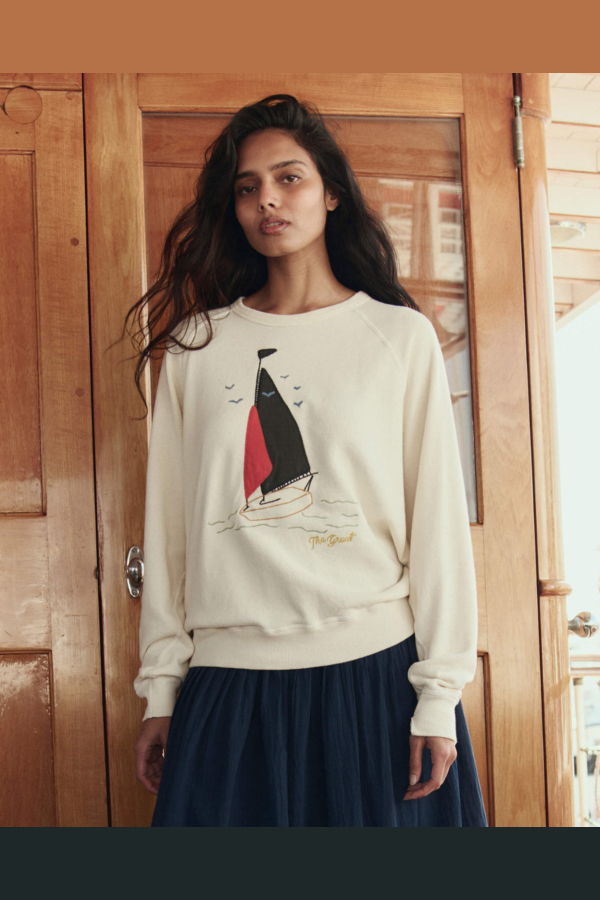 The Great. The College Sailing Sweatshirt