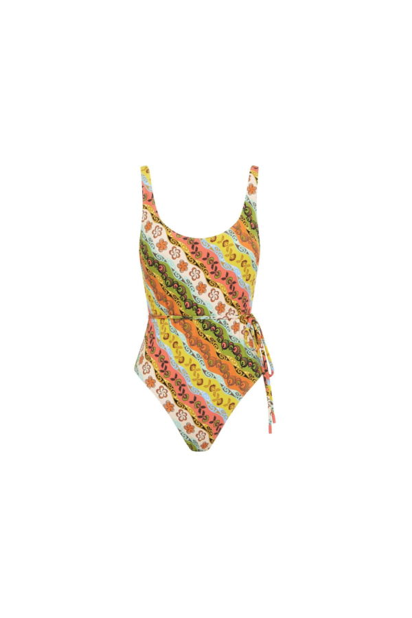 ALÉMAIS Janine Scoop Neck One Piece Swimsuit - Multi