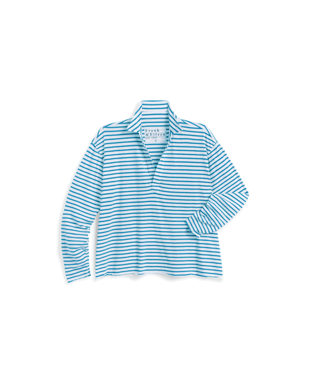 Ganni Mohair Lace Polo - Bright White | Garmentory