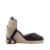 Castaner 80mm Wedge Espadrilles - Black - Thumbnail 2