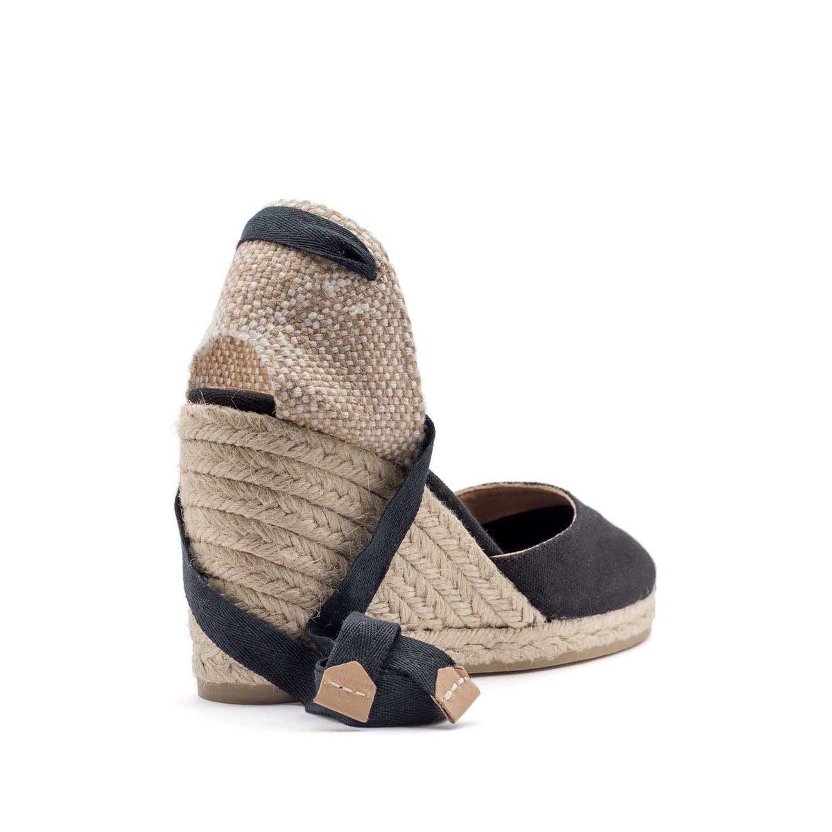 Castaner 80mm Wedge Espadrilles - Black - Image 3 of 3