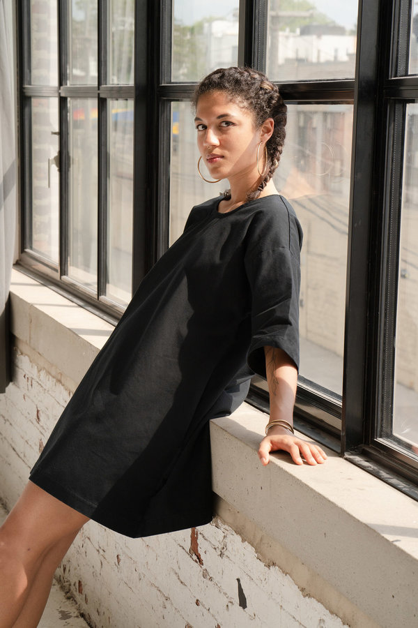 Don't Worry Baby Tent Dress - Black | Garmentory