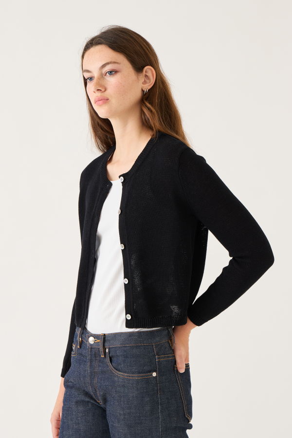demylee Josie Cotton Linen Cardigan