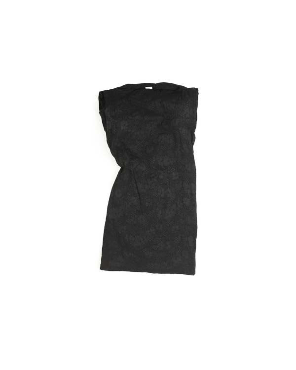 LWN Pinch Shift Floral Textured Cotton Dress LWN Pinch Shift Floral Textured Cotton Dress